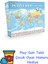 1000 Parça Puzzle - World Map-I (Dünya Haritası-I) + Play-Doh Oyun Hamuru 1