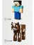 Minecraft Steve ve Cow Inek Set Hareketli Eklemli Figür 1