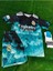 Real'. Madrid'. Ronaldo Mavi Dalgalı Özel Tasarım Çocuk 3 Lü Set Forması Spor T-Shirt 2