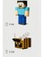 Minecraft Steve ve Arı Bee Set Hareketli Eklemli Figür 1