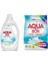 Aquabor Çamaşır Deterjanı Toz 6 kg Renkliler Için+33 Yıkama Beyazlar Için Sıvı 1