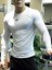 Uzun Kol Futbol Body Uzun Kol Fitness Body Gym Body Sporcu Uzun Kol Fitness Body Beyaz 5