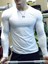 Uzun Kol Futbol Body Uzun Kol Fitness Body Gym Body Sporcu Uzun Kol Fitness Body Beyaz 6
