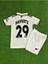 Arsenal 2025/26 Yeni Sezon Kai Havertz //29 Deplasman Çocuk Forması (Beyaz) 4 Lü Set 4 Lü Set 1