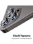 Ally Iphone 13 Pro -13 Pro Max 3D Metal Çerçeveli Kamera Lens KORUYUCU-(5775) - A047H316-M81047 3