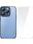 Baseus Glitter iPhone 14 Pro 6.1 Renkli Kenar Silikon Kılıf + Tempered Ekran Koruy - A246H958-M44 2