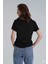Florans Kadın %100 Pamuk T-Shirt Siyah 3