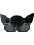 Siyah Renk Siyah Camlı Kedi Şekilli Parti Gözlüğü 4