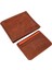 Hakiki Eskitme Deri Kağıt Para ve Kart Bölmeli ve Ekstra Kartlıklı Erkek Cüzdanı - G6 Kahve 4