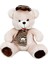 001521 Şapkalı Atkılı Peluş Ayı 50 cm 1