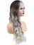 Perçemli Uzun Su Dalgası Fiber Sentetik Peruk/ Ombre ve Röfleli 2