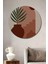 Modern Soyut Ahşap Mdf Dekoratif Ev/işyeri Duvar Tablo Yuvarlak Ev/işyeri Duvar Tablo 1