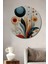 Soyut Sanat Ahşap Mdf Dekoratif Ev/işyeri Duvar Tablo Yuvarlak Ev/işyeri Duvar Tablo 1