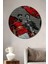 Özgün Futbol Tutkusu Dekoratif Ahşap Mdf Ev/işyeri Duvar Tablo Yuvarlak Ev/işyeri Duvar Tablo 1