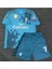 Reâl.madrid 7 Numara Efsane Ronâldo Turkuaz Renk Çocuk 4 Lü Set Futbol Forması Vs T-Shirt 2