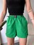 Armalı Keten Şort Yeşil S251003 3