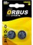 Orbus CR2032 3 Volt Lityum Para Pil (2'li Paket Fiyatı) 1