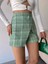 Kapaklı Tüvit Şort Etek Yeşil 4