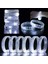 Beyaz-Gümüş LED Işıklı Baskı Yapılabilen Pilli Bileklik Bilezik 1,5 cm Genişlik 2