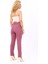 Lastikli Dar Paça Pantolon-Rose 3