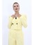 Erkek Yaka Drape Kollu Kısa Ceket-Sarı 5