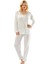 Techmrt Ekru Penye Pijama Takımı - 1556 - Beden L 1