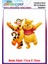 Winnie The Pooh Ütü ile Yapışan Kumaş Tekstil Kıyafet Dtf Baskı 1
