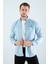 Erkek Gömlek Slim Fit Cepsiz Kot Gömlek 1