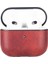 Apple Airpods 3.nesil Uyumlu Deri Kılıf Juni Aa4 Kırmızı 4