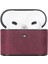 Casquet Apple Airpods 3.nesil Uyumlu Deri Kılıf Fuşya 4