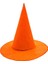 Turuncu Renk Keçe Cadı Şapkası Yetişkin Çocuk Uyumlu 35X38 cm 1
