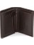 Kahverengi Bozuk Para Gözlü Fermuarlı Çok Bölmeli Dikey Hakiki Deri Erkek Cüzdan GR251025WT492 2