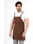 Barista Askılı Önlük Tek Cepli - Kahve 3