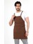 Barista Askılı Önlük Tek Cepli - Kahve 5