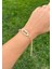 14K Oval Taşlı Bileklik 1