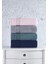 Cotton Box Plump 50X90 4'lü Havlu Seti Gri Lacivert Pembe Mavi 1