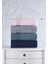 Cotton Box Plump 50X90 4'lü Havlu Seti Gri Lacivert Pembe Mavi 2