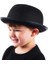 Charlie Chaplin Stil Çocuk Şapkası – Siyah Melon Parti Şapkası 3