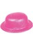 Pembe Renk Simli Melon Yuvarlak Parti Şapkası 24X26 cm 1