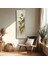 Panoramik Kabartma Doku Yaprak Motifli Minimal Kanvas Tablo – Dikey Bej Tonlarında Modern Duvar Dekoru 7