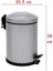 5-12- 16 Lt Serisi Amortisör Kapaklı Çöp Kovası ( - Mutfak - Tuvalet - Balkon) (Gri, 5 Litre) 2