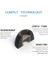 Comply Galaxy Buds2 Pro Için Tasarlanmış Köpük Kulak Uçları | Üstün Konfor | Sarsılmaz Kesim | Küçük, 3 Çift, Siyah 3