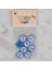Loren Crafts Koyu Mavi 8 Li Balık Düğme - 576 1