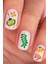 Artikel Bahar Çiçekleri Tırnak Dövmesi, Tırnak Tattoo, Nail Art, Tırnak Sticker 1