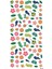 Artikel Bahar Çiçekleri Tırnak Dövmesi, Tırnak Tattoo, Nail Art, Tırnak Sticker 3