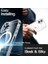 Teknosepetim 16 Plus Uyumlu Manyetik Şeffaf Kılıf Ile Uyumlu Silikon Toz ve Kirden Korur Iphone 16 Plus Kılıf Kenar Korumali iphone 16 Plus Şarj Kılıfı Manyetik Kılıf 16 Plus 3