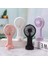 DD5002 Telefon Standlı 3 Kademeli Mini Vantilatör Portatif Soğutucu Fan El Fanı (Beyaz) 2