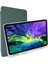 iPad 10.2" Inç Uyumlu Tablet Kılıfı 7.nesil 8.nesil 9.nesil 10.2 Inç Tablet Kılıfı Kalem Tutuculu Origami Tablet Kılıfı Uyku Modlu Tablet Kılıfı (Koyu Yeşil) 1