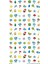 Artikel Mevsimler Tırnak Dövmesi, Tırnak Tattoo, Nail Art, Tırnak Sticker 1