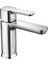 Faucet Modern Tek Delikli Bataryası, Tek Saplı Bataryası Krom, Lavabo Bataryası, Tahliye Montajı, Krom 581LF-PP 1